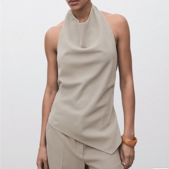 Mango Halter Neck Top - Picture 2 of 6